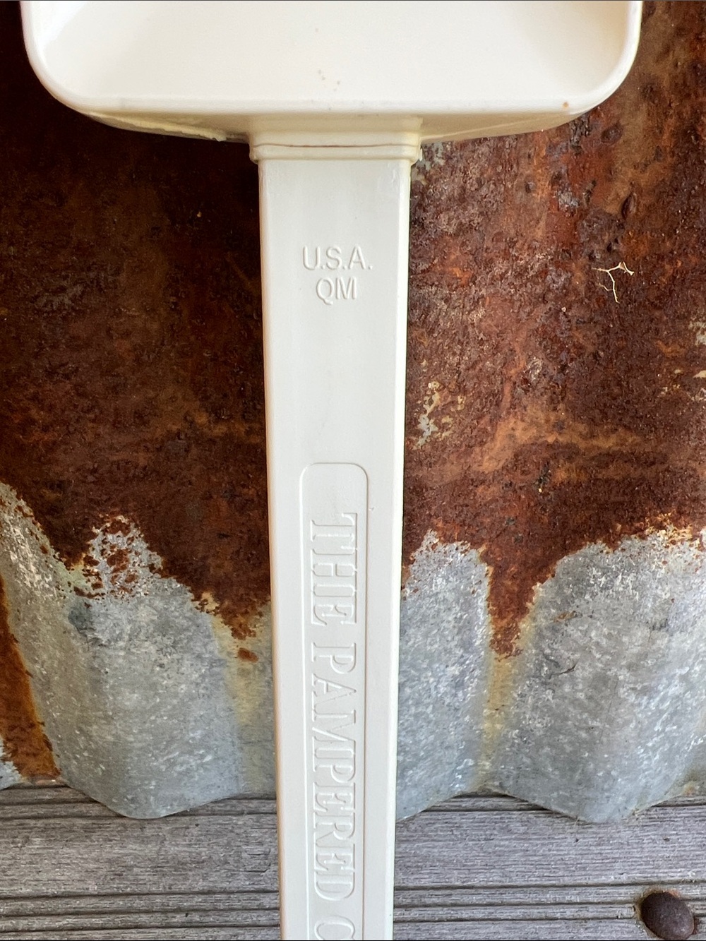 Pampered Chef Mix 'N Scraper Spatula Heavy-Duty Scraper + Spoon in one - Picture 12 of 16